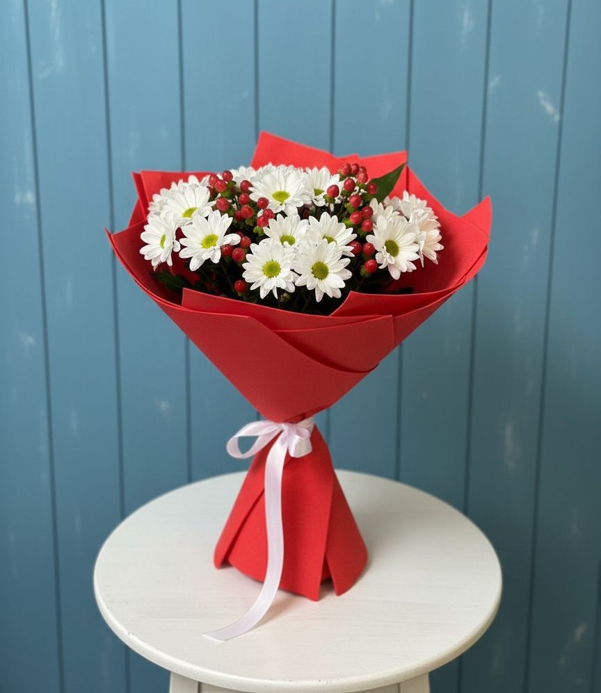 Букет цветов из: Хризантемы в Старой Калитве