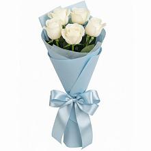 Букет 5 Белых роз Проуд #REPLACE_PRED# Старой Калитве