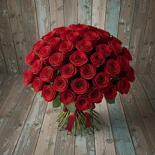 Букет 55 Красных роз Фридом #REPLACE_PRED# Старой Калитве