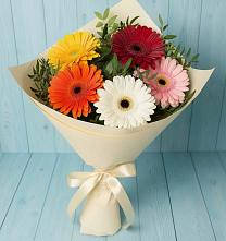 Букет цветов из:  Герберы в Старой Калитве