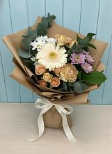 Букет цветов из:  Герберы и Хризантемы #REPLACE_PRED# Старой Калитве