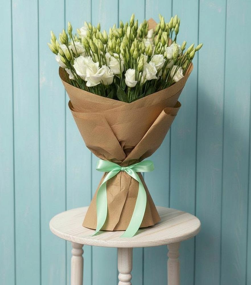 Букет цветов из: Лизиантусы в Старой Калитве