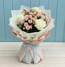 Букет цветов из:  Розы в Старой Калитве