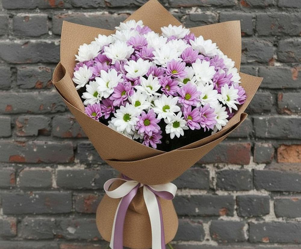 Букет цветов из: Хризантемы в Старой Калитве