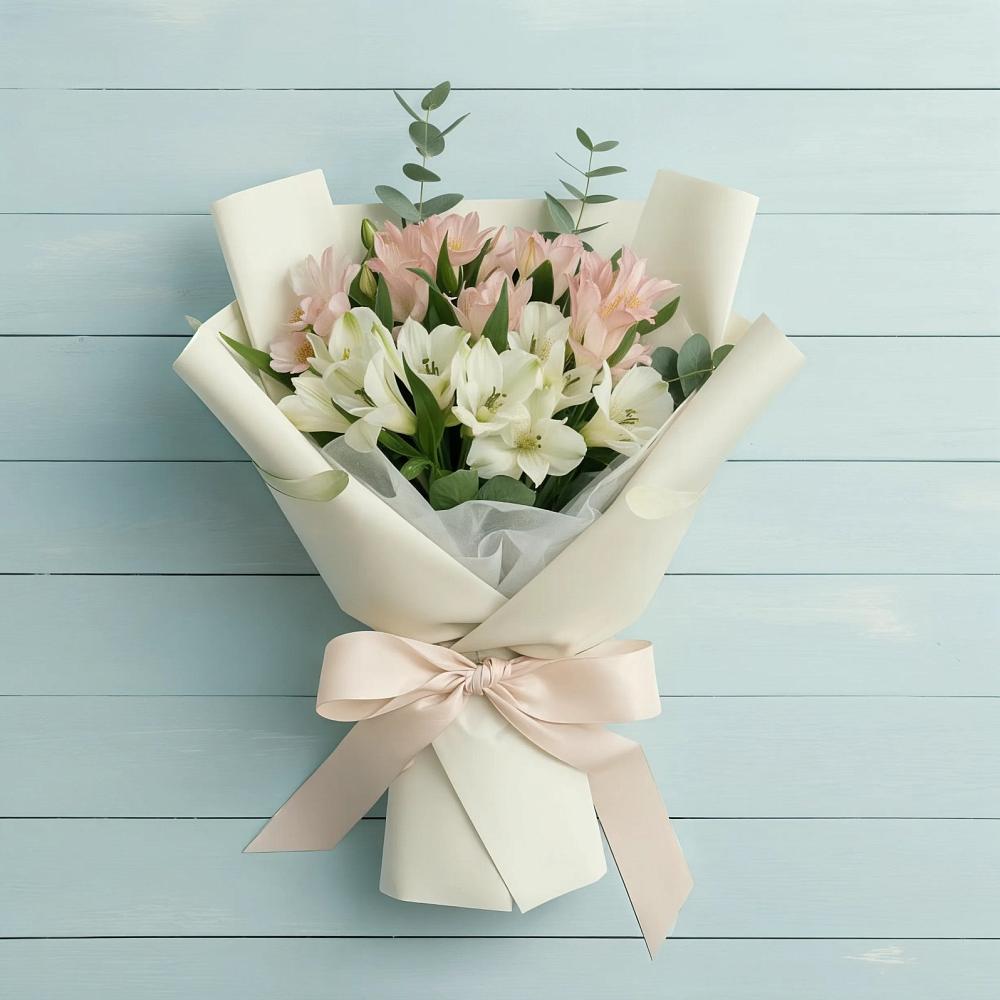 Букет цветов из: Альстромерии в Старой Калитве