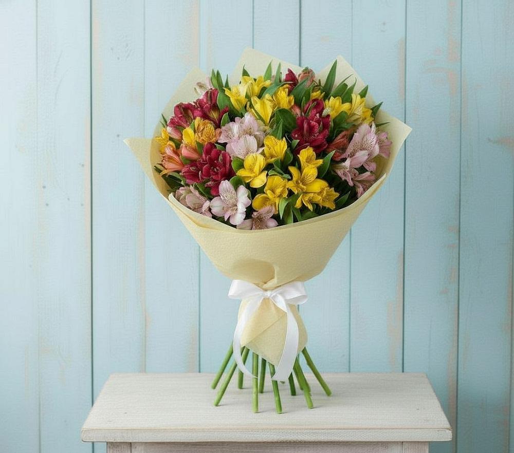 Букет цветов из: Альстромерии в Старой Калитве