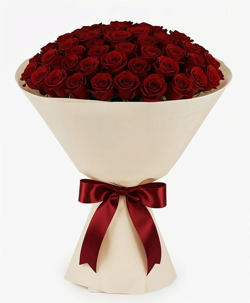 Букет 101 Бордовая роза Блэк Бакарра в Старой Калитве