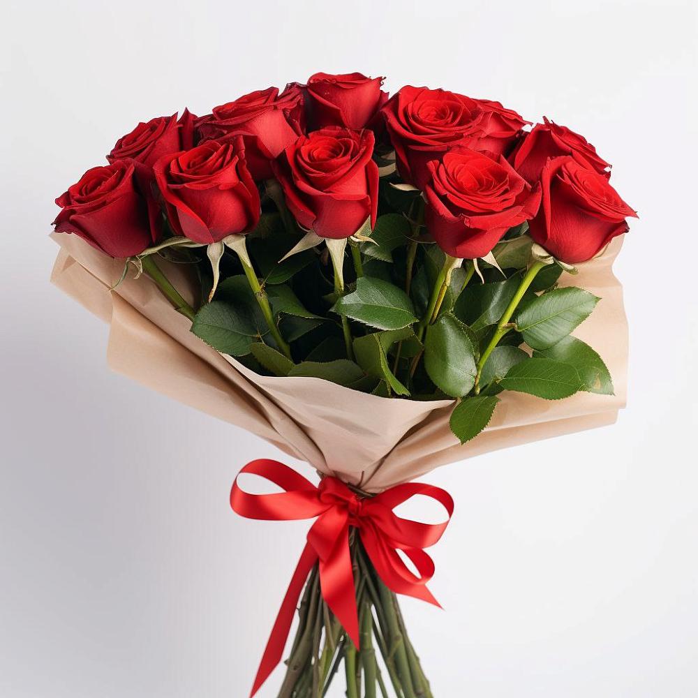 Букет 11 Красных роз Эдлесс Лав в Старой Калитве